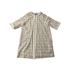 Maya Brooke White Lace Cardigan Shrug Duster 18W Womens